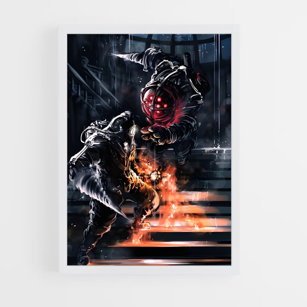 Poster L'ombre du Feu – affiche Bioshock (vue 3)